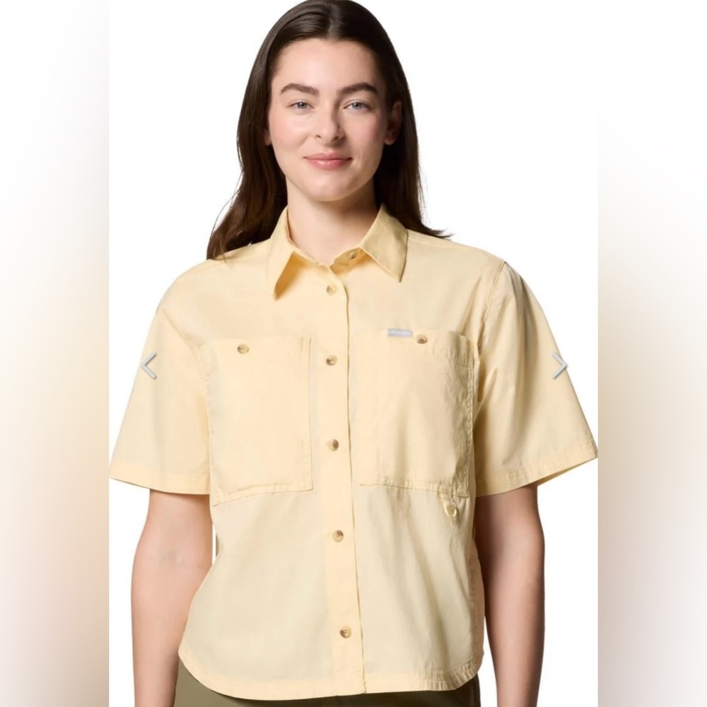 Columbia Women’s Short Sleeve Button Up Shirt NWT